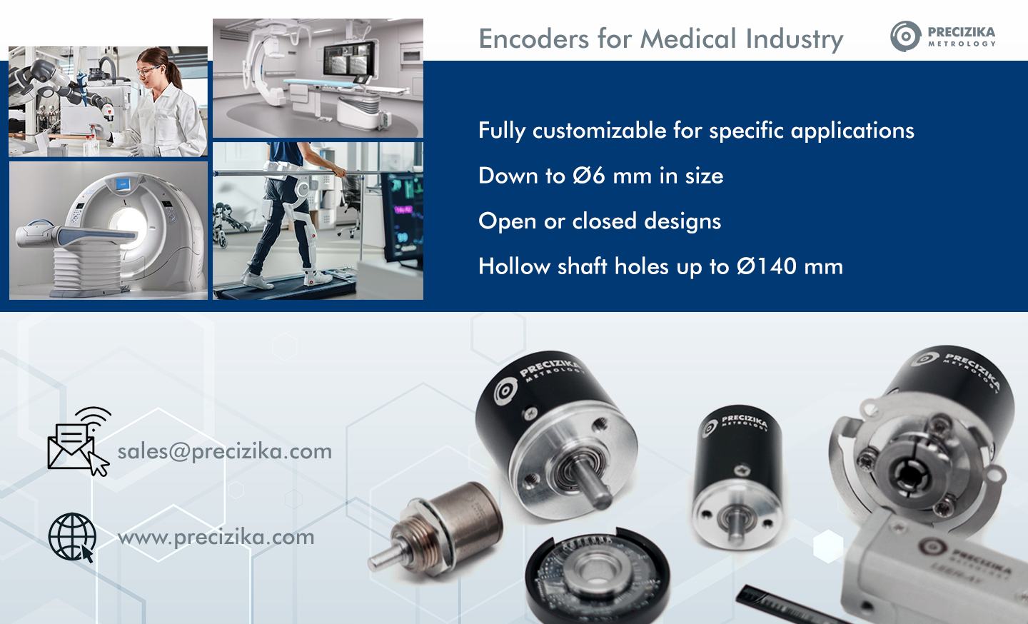 Encoders for Medical Industry Precizika Metrology